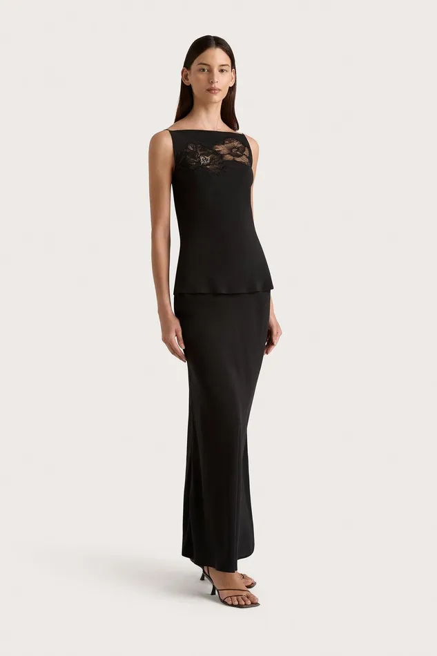 Women Biarritz Maxi Skirt Black Faithfull The Brand Skirts and Shorts Women Biarritz Maxi Skirt Black Faithfull The Brand Skirts and Shorts