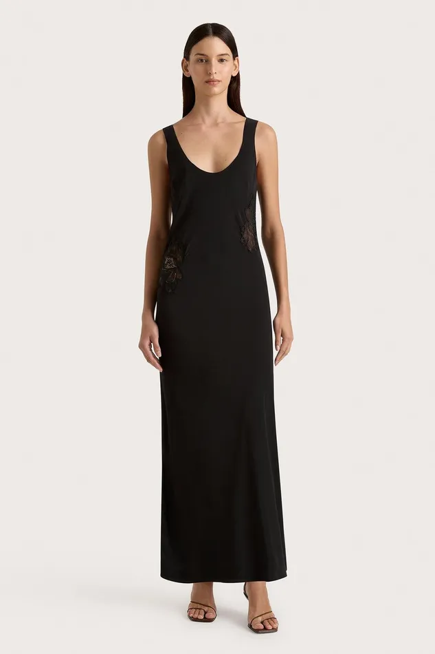 Women Biarritz Tank Maxi Dress Black Faithfull The Brand Dresses