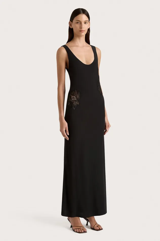 Women Biarritz Tank Maxi Dress Black Faithfull The Brand Dresses Women Biarritz Tank Maxi Dress Black Faithfull The Brand Dresses