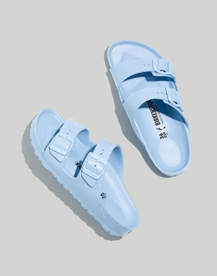Women Birkenstock Arizona EVA Sandals Dusty Blue Madewell Sandals