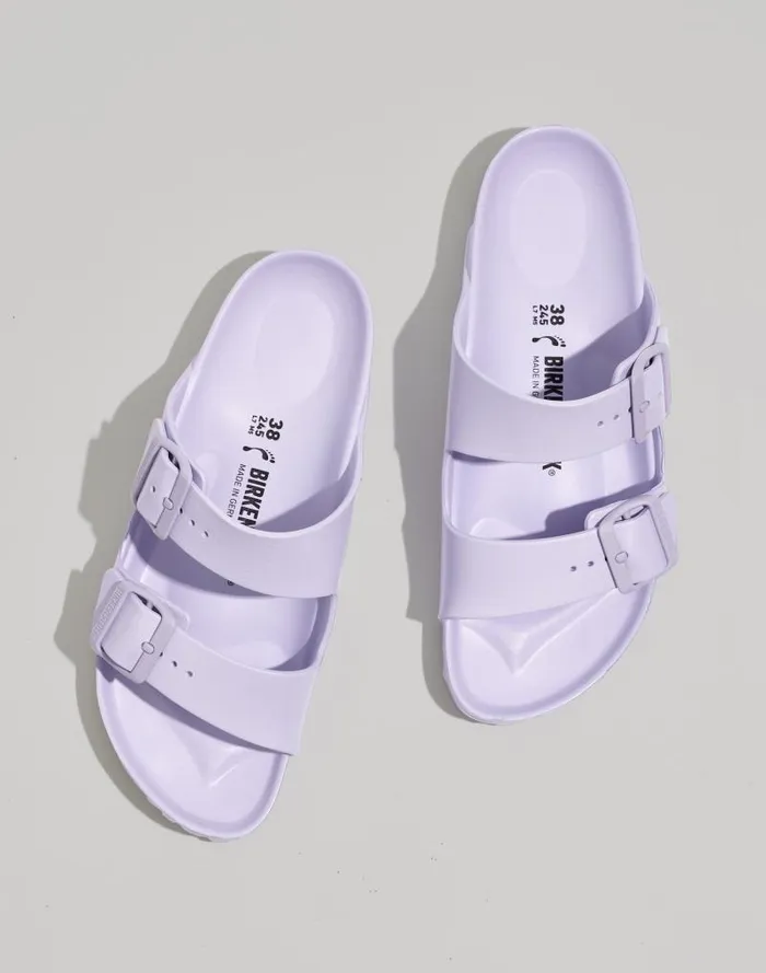 Women Birkenstock Arizona EVA Sandals Evapurple Fog Madewell Sandals