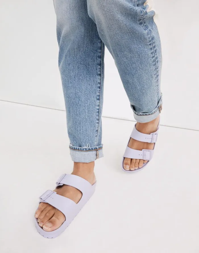 Women Birkenstock Arizona EVA Sandals Evapurple Fog Madewell Sandals