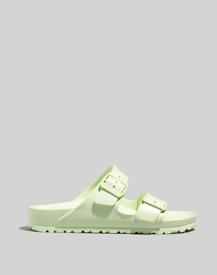 Women Birkenstock Arizona EVA Sandals Faded Lime Madewell Sandals