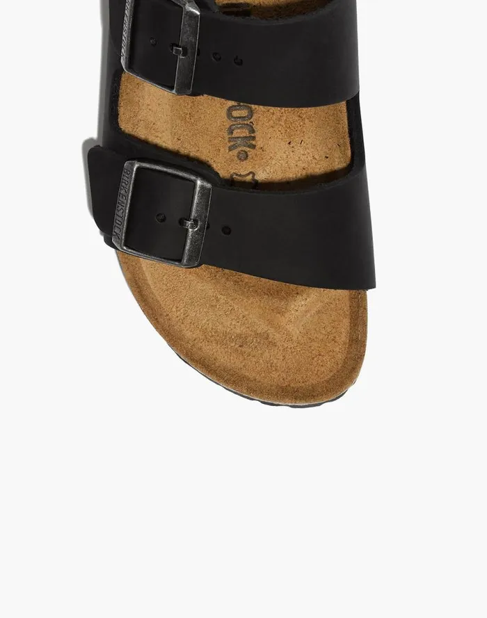 Women Birkenstock Arizona Sandals In BirkoFlor True Black Madewell Sandals
