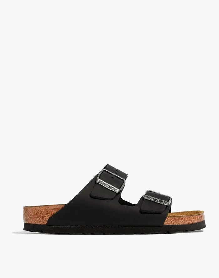 Women Birkenstock Arizona Sandals In BirkoFlor True Black Madewell Sandals