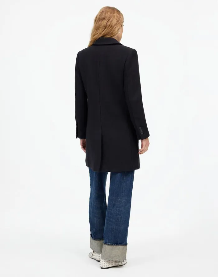 Women Blazer Coat In Insuluxe Fabric True Black Madewell Coats Jackets