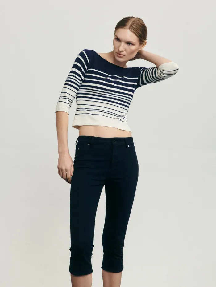 Women Boatneck Top DL1961 Tops Tees