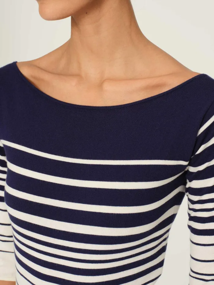 Women Boatneck Top DL1961 Tops Tees