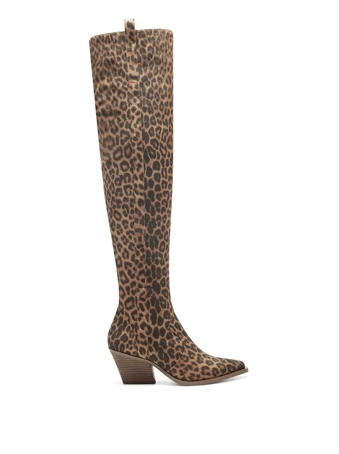 Women Boots and Booties Jessica Simpson Zeana Boot In Leopard Natural Leopard