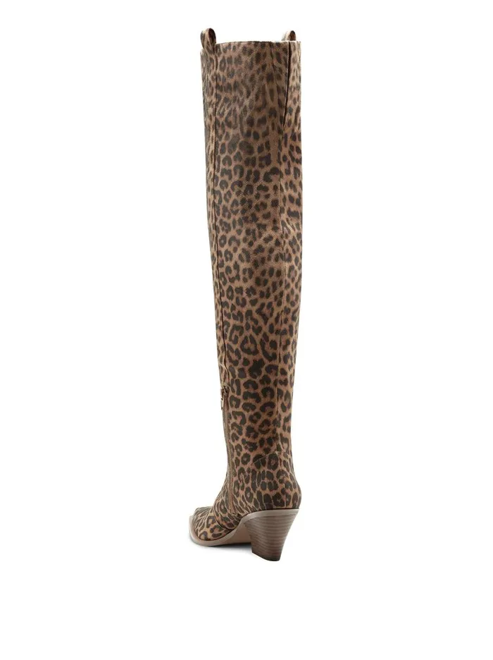 Women Boots and Booties Jessica Simpson Zeana Boot In Leopard Natural Leopard