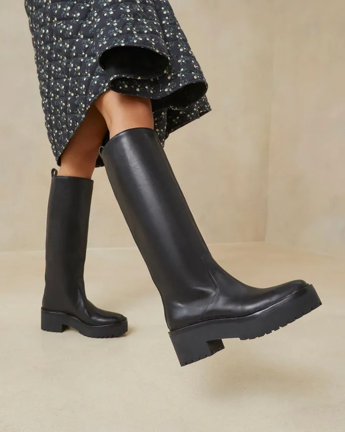Women Boots Loeffler Randall Carlee Black Tall Lug Boot I Tall Boots I Footwear Women Boots Loeffler Randall Carlee Black Tall Lug Boot I Tall Boots I Footwear