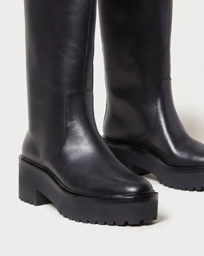 Women Boots Loeffler Randall Carlee Black Tall Lug Boot I Tall Boots I Footwear Women Boots Loeffler Randall Carlee Black Tall Lug Boot I Tall Boots I Footwear