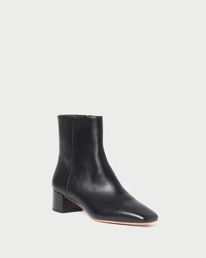 Women Boots Loeffler Randall Ginny Black Leather Ankle Boot Women Boots Loeffler Randall Ginny Black Leather Ankle Boot