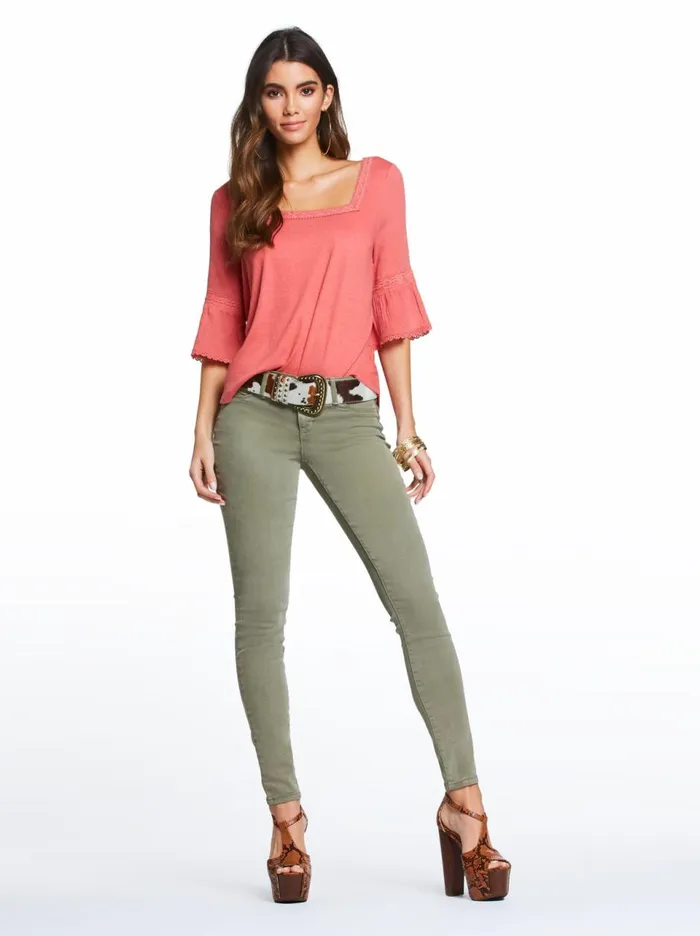 Women Bottoms Jessica Simpson Kiss Me Ankle Skinny Jeans In Deep Lichen Green Deep Lichen Green Women Bottoms Jessica Simpson Kiss Me Ankle Skinny Jeans In Deep Lichen Green Deep Lichen Green