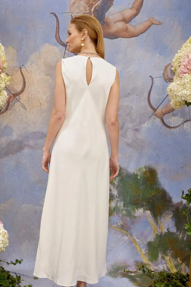 Women Bridal RIXO Ana Satin Back Silk Crepe Women Bridal RIXO Ana Satin Back Silk Crepe
