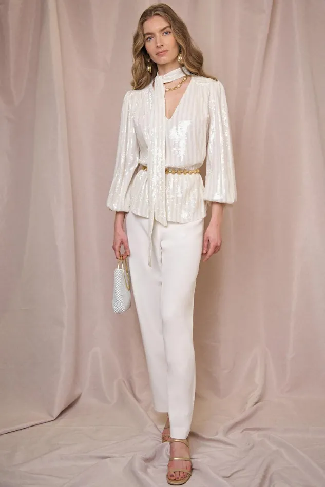 Women Bridal RIXO Moss Ivory Sequin Women Bridal RIXO Moss Ivory Sequin