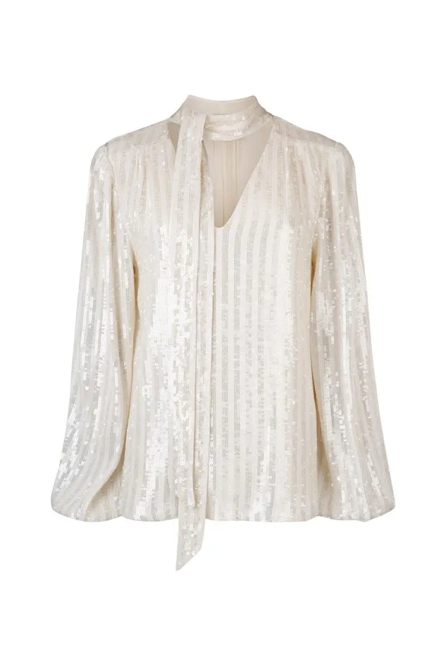 Women Bridal RIXO Moss Ivory Sequin Women Bridal RIXO Moss Ivory Sequin