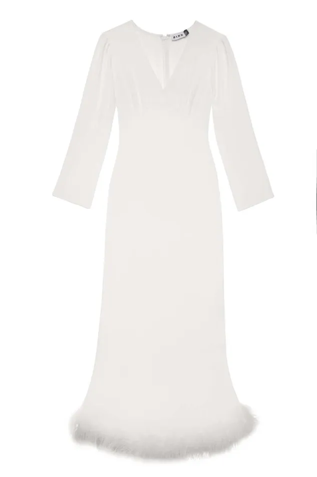 Women Bridal RIXO Mya Ivory Feathers Women Bridal RIXO Mya Ivory Feathers