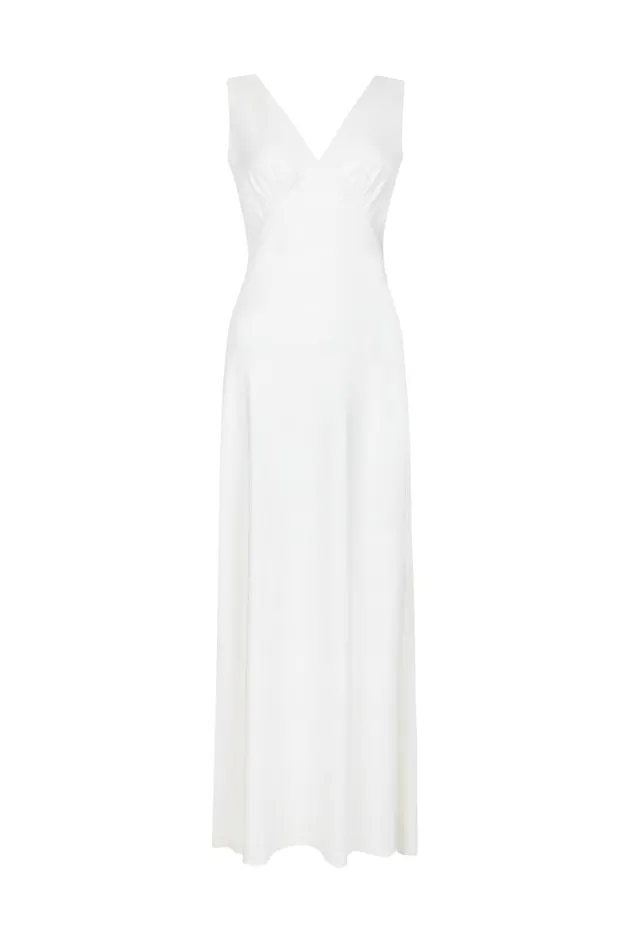 Women Bridal RIXO Zeta Satin Back Silk Crepe Women Bridal RIXO Zeta Satin Back Silk Crepe