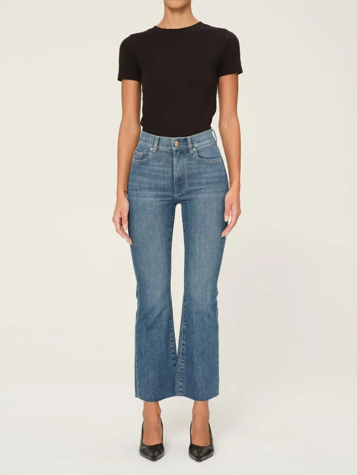 Women Bridget Boot High Rise Instasculpt Crop Jeans DL1961 Bootcut Flare