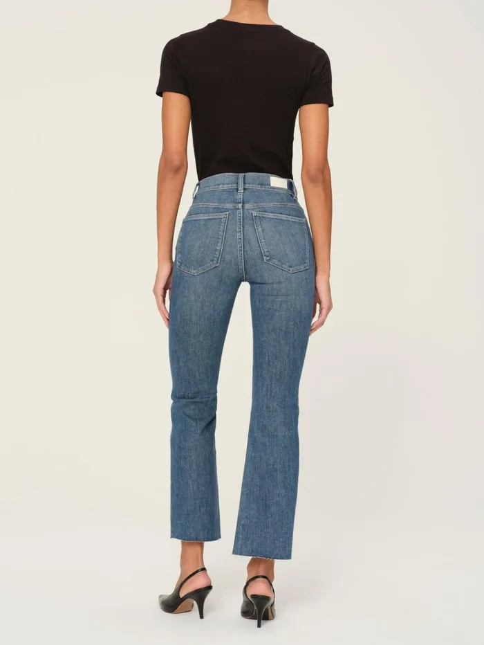 Women Bridget Boot High Rise Instasculpt Crop Jeans DL1961 Bootcut Flare