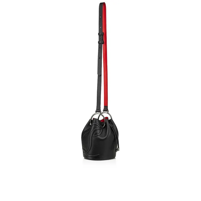Women By My Side Bucket Bag 8211 Grained Calf Leather 8211 Black Black Christian Louboutin Shoulder Bags