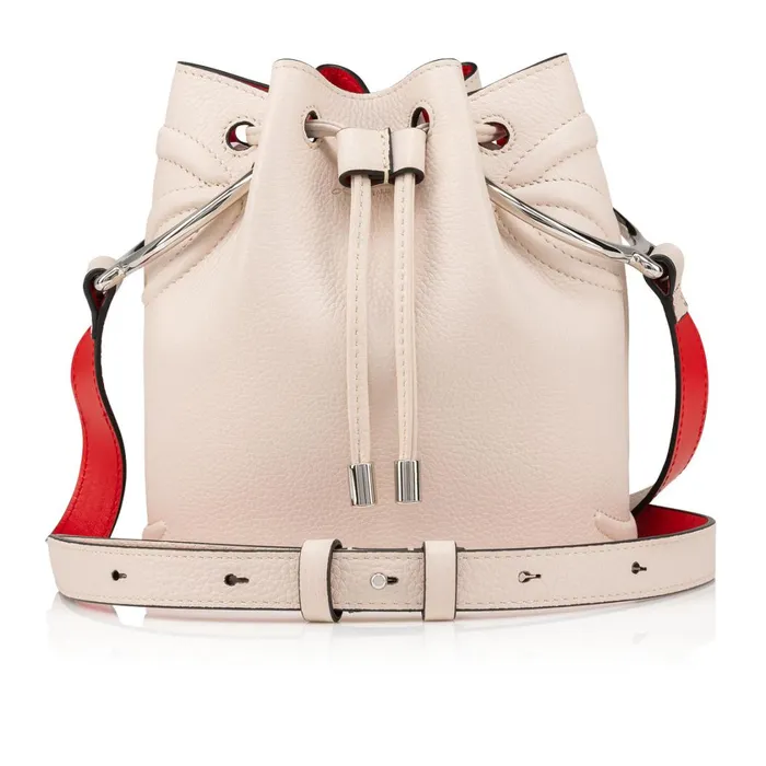 Women By My Side Bucket Bag 8211 Grained Calf Leather 8211 Leche Beige Christian Louboutin Shoulder Bags Women By My Side Bucket Bag 8211 Grained Calf Leather 8211 Leche Beige Christian Louboutin Shoulder Bags
