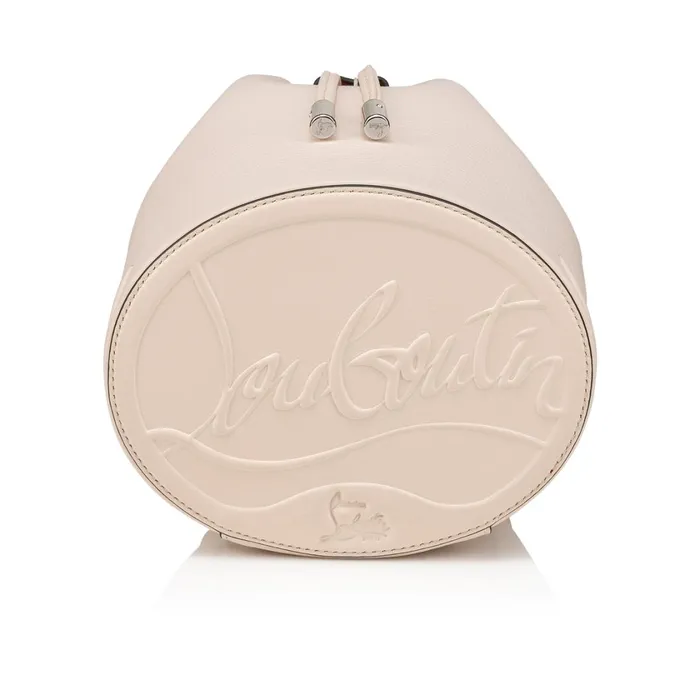 Women By My Side Bucket Bag 8211 Grained Calf Leather 8211 Leche Beige Christian Louboutin Shoulder Bags