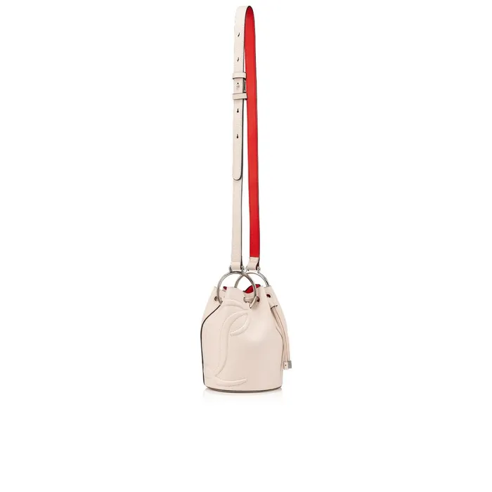 Women By My Side Bucket Bag 8211 Grained Calf Leather 8211 Leche Beige Christian Louboutin Shoulder Bags