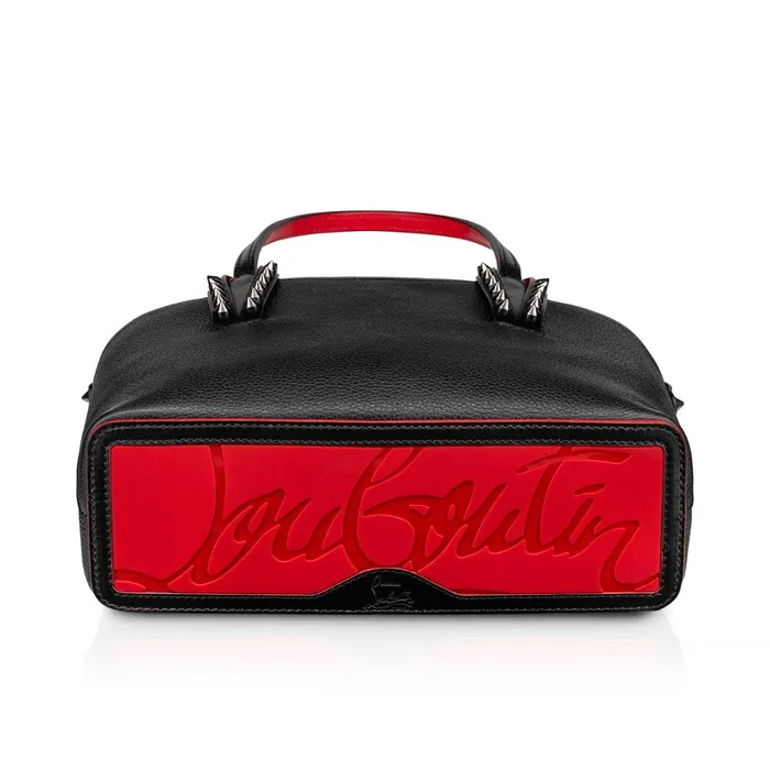 Women Cabata EW Mini Tote Bag 8211 Calf Leather 8211 Black Black Christian Louboutin Mini Bags