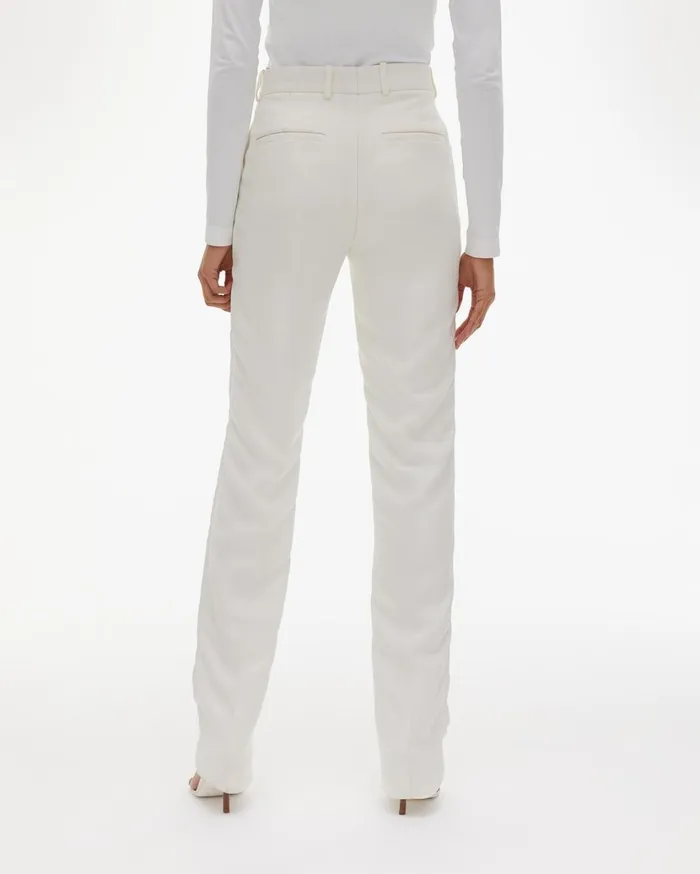 Women Cady Suit Pant Ivory Helmut Lang Pants