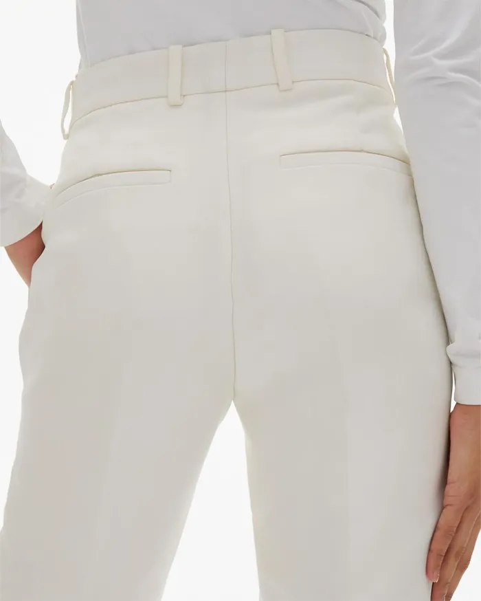 Women Cady Suit Pant Ivory Helmut Lang Pants