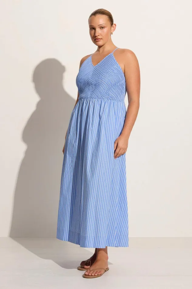 Women Camera Midi Dress Baratti Stripe 8211 Final Sale Faithfull The Brand Dresses Women Camera Midi Dress Baratti Stripe 8211 Final Sale Faithfull The Brand Dresses