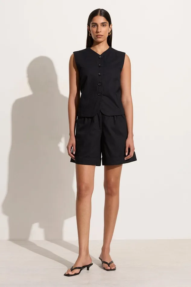 Women Campania Short Black Faithfull The Brand Skirts and Shorts
