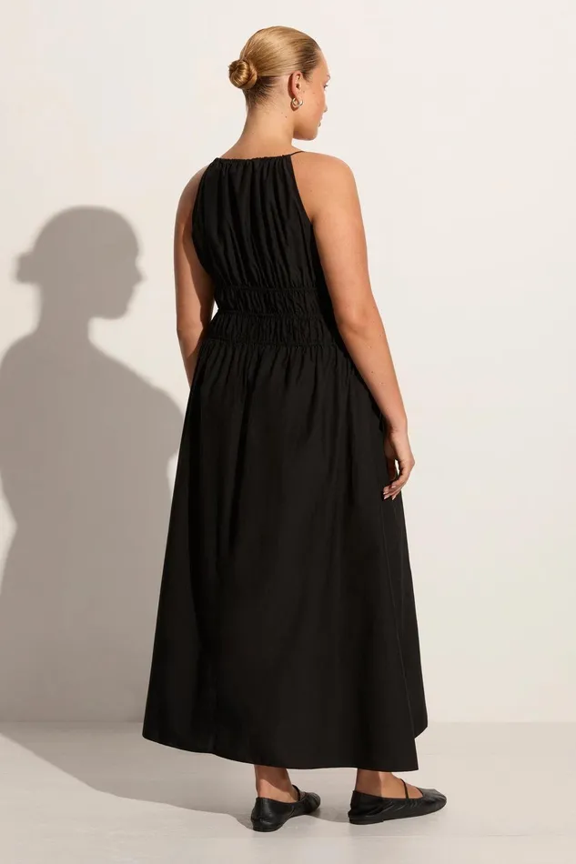 Women Carinna Midi Dress Black 8211 Final Sale Faithfull The Brand Dresses Women Carinna Midi Dress Black 8211 Final Sale Faithfull The Brand Dresses