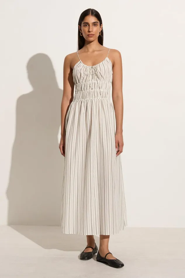 Women Carinna Midi Dress Trieste Stripe 8211 Final Sale Faithfull The Brand Dresses Women Carinna Midi Dress Trieste Stripe 8211 Final Sale Faithfull The Brand Dresses