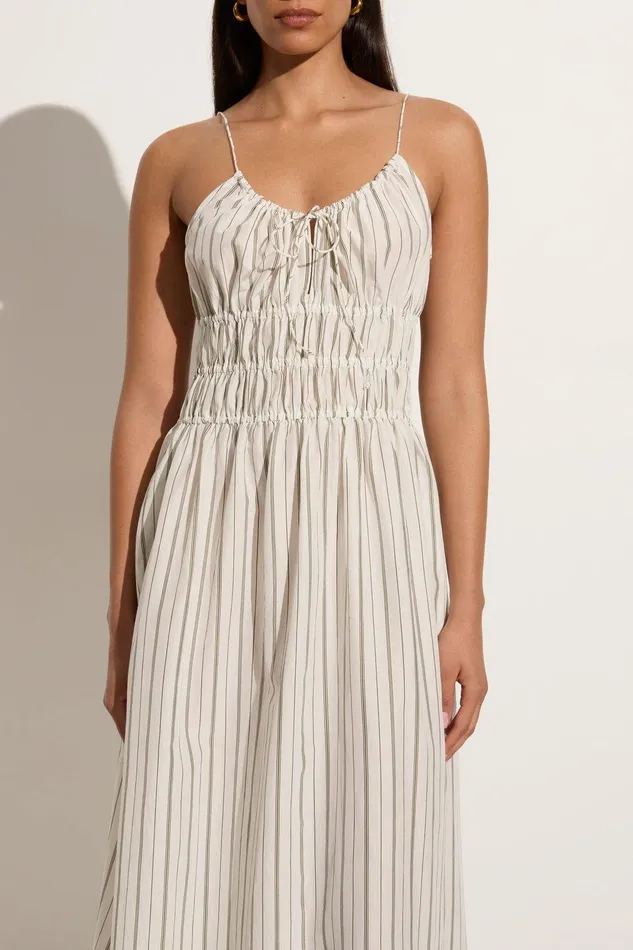 Women Carinna Midi Dress Trieste Stripe 8211 Final Sale Faithfull The Brand Dresses Women Carinna Midi Dress Trieste Stripe 8211 Final Sale Faithfull The Brand Dresses