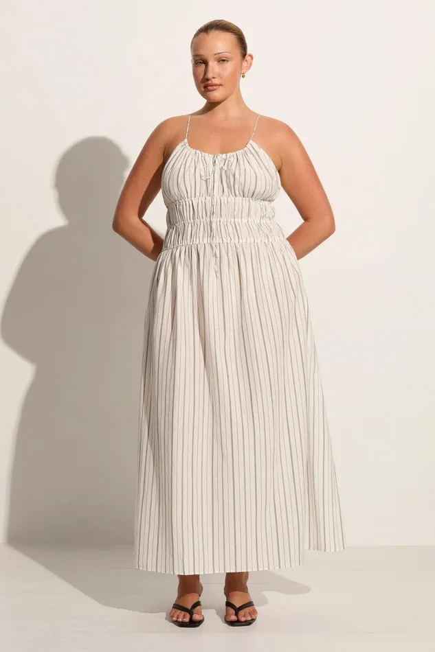 Women Carinna Midi Dress Trieste Stripe 8211 Final Sale Faithfull The Brand Dresses Women Carinna Midi Dress Trieste Stripe 8211 Final Sale Faithfull The Brand Dresses