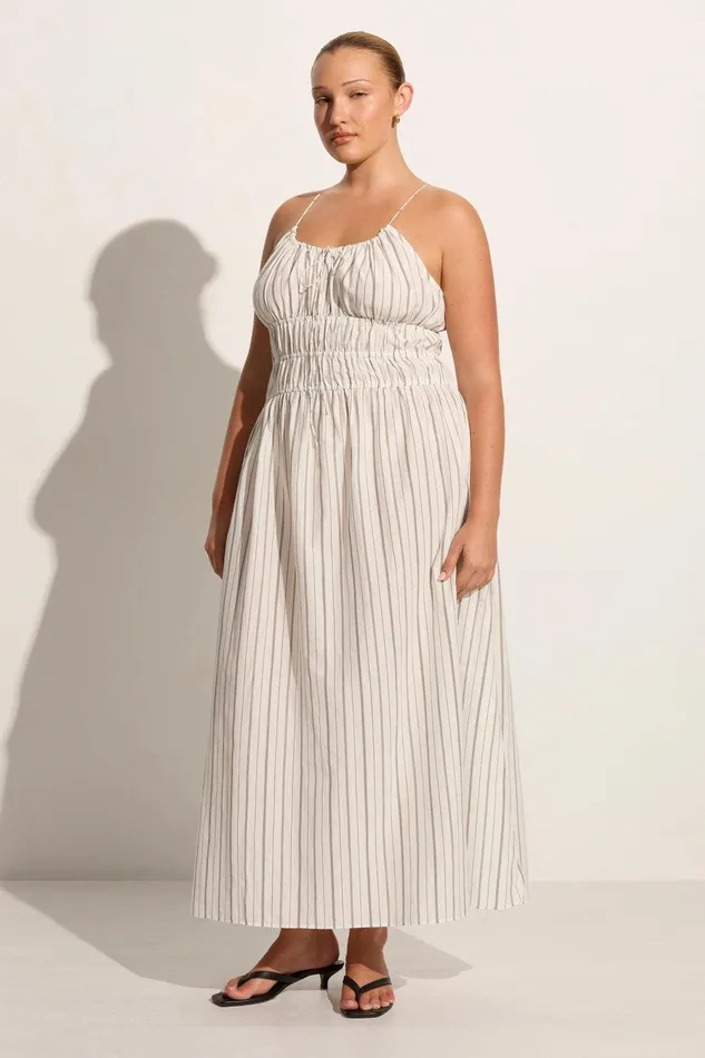 Women Carinna Midi Dress Trieste Stripe 8211 Final Sale Faithfull The Brand Dresses Women Carinna Midi Dress Trieste Stripe 8211 Final Sale Faithfull The Brand Dresses
