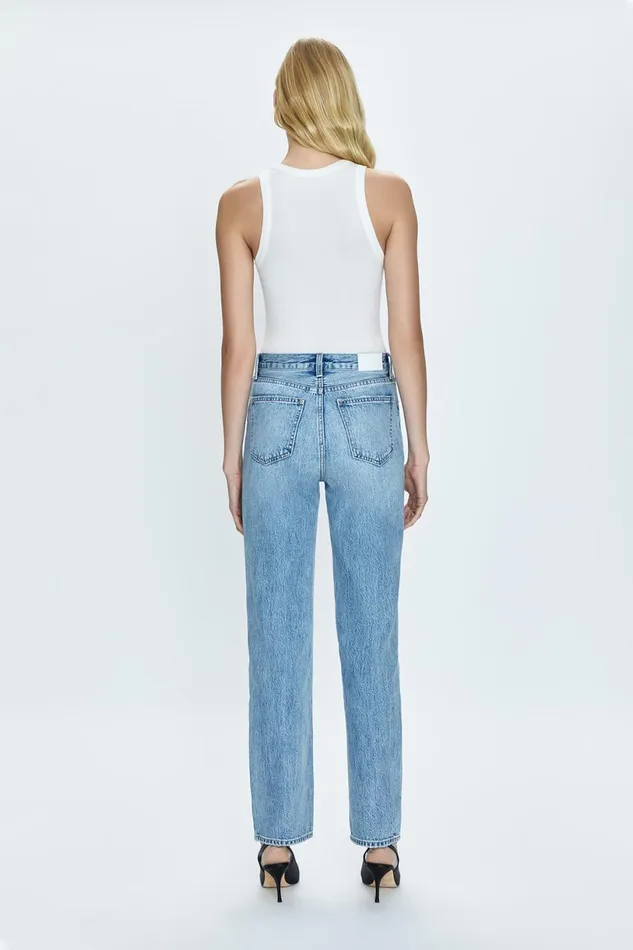 Women Cassie Super High Rise Straight Jean 8211 Bramble Pistola Denim Denim