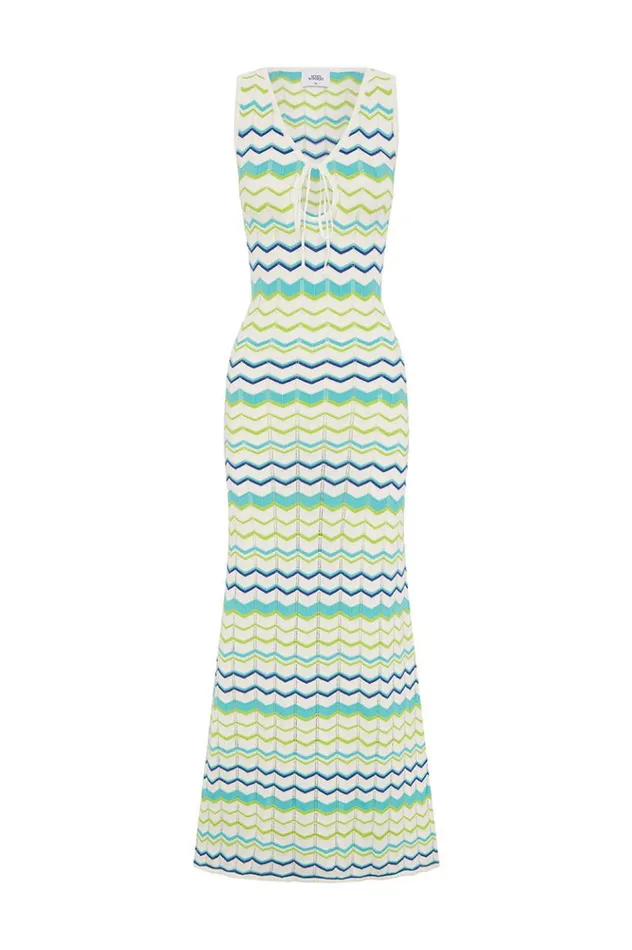 Women Casual Dresses Runaway The Label ANDREA MAXI DRESS Green Multi