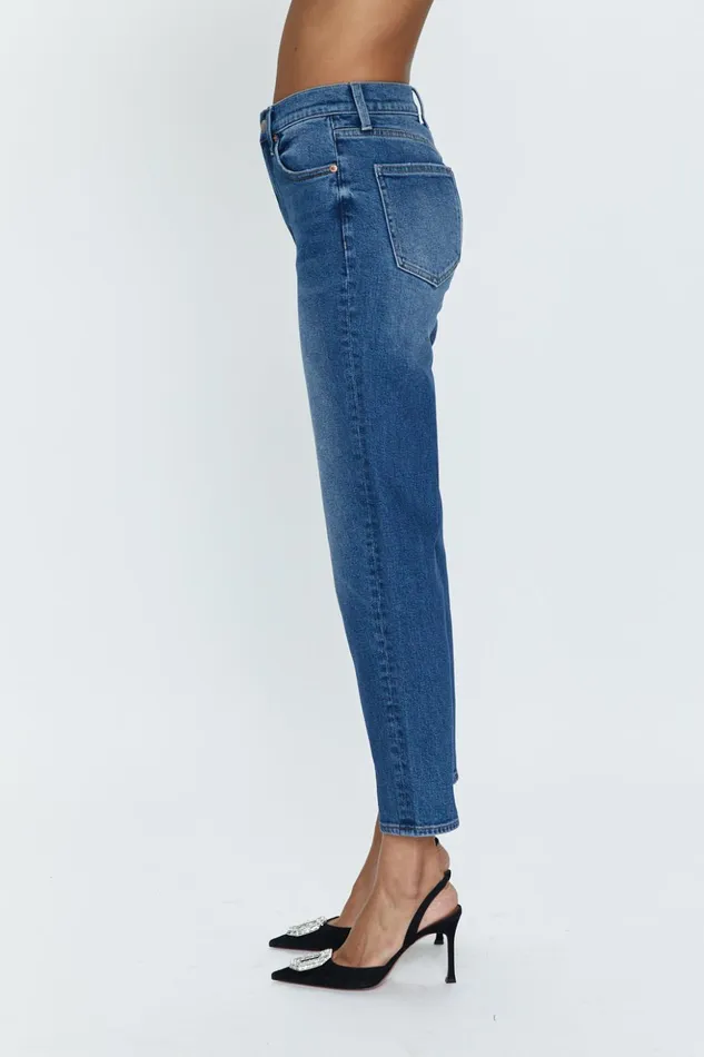 Women Charlie High Rise Straight Jean 8211 Augustus Pistola Denim Denim