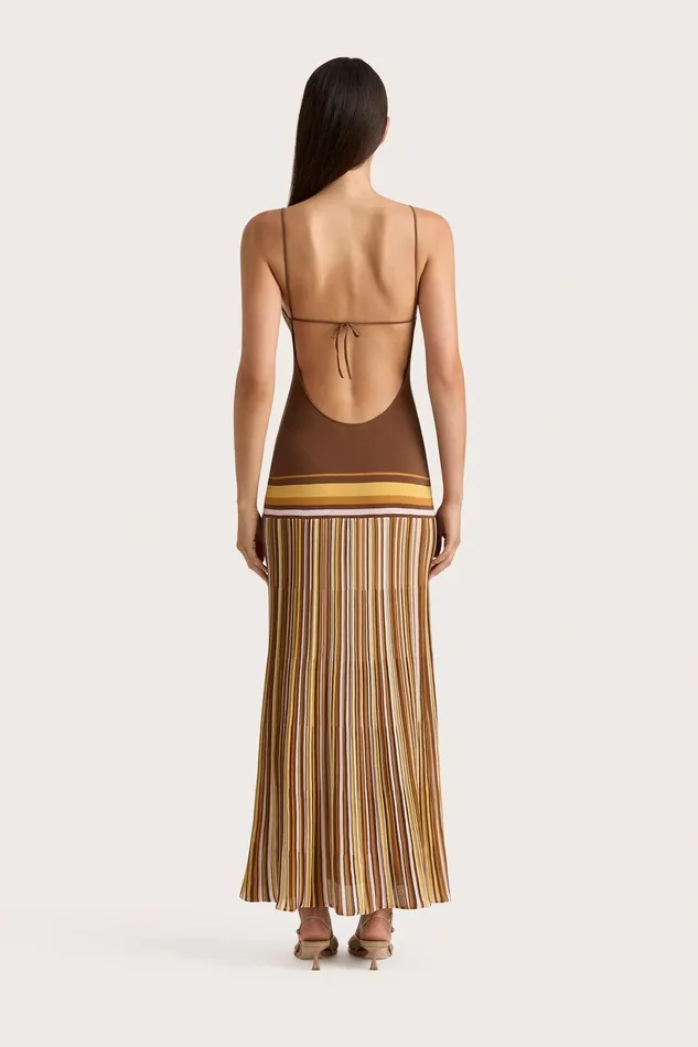 Women Citara Maxi Dress Cocoa Faithfull The Brand Dresses