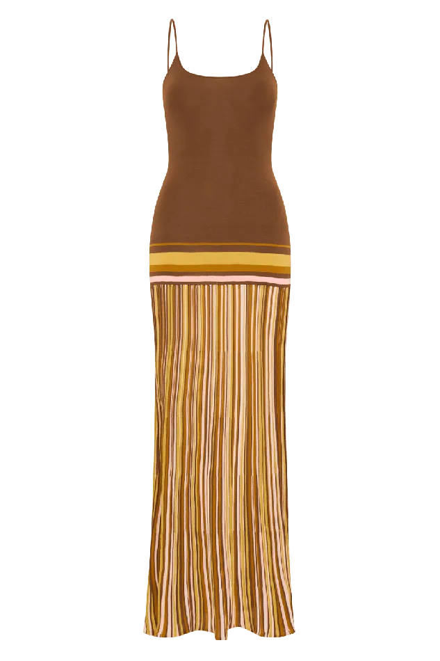 Women Citara Maxi Dress Cocoa Faithfull The Brand Dresses