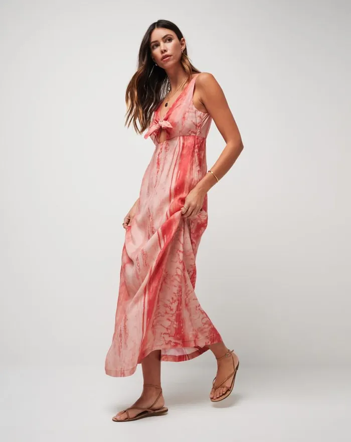 Women CITY TO SHORE MAXI DRESS Shell Pink TravisMathew Dresses