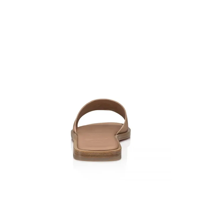 Women CL Mule Mules 8211 Calf Leather 8211 Leche Beige Christian Louboutin Sandals and Slides