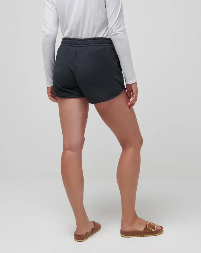 Women CLOUD FLEECE SHORT 20 Heather Black TravisMathew Shorts
