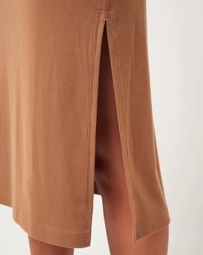 Women CLOUD RIB HADLEY WOOD DRESS Chestnut TravisMathew Dresses
