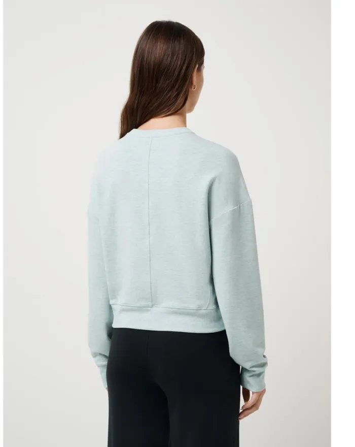 Women CLOUD TERRY CREW Heather Ether TravisMathew Hoodies and Pullovers