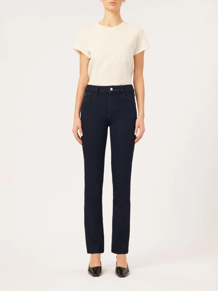 Women Coco Straight Mid Rise Curvy 34034 Jeans DL1961 Tall